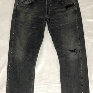 Citizens of Humanity Emerson Boyfriend Jeans in distressed black